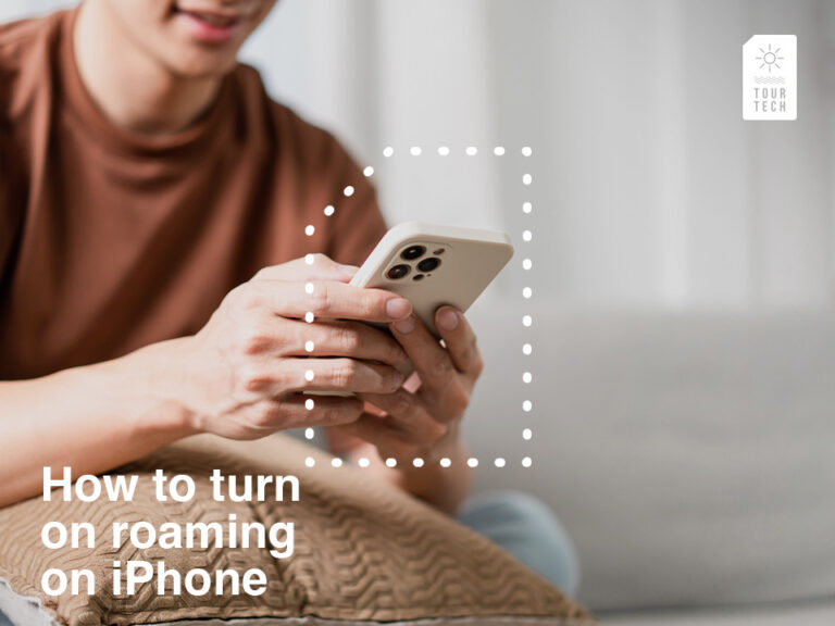How to turn on roaming on iphone